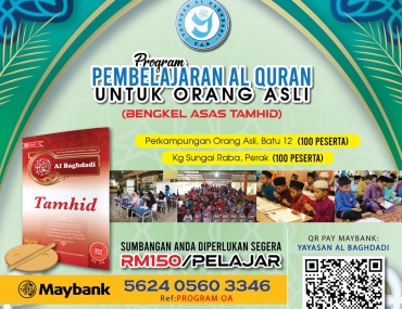 Program Pembelajaran Al Quran Bersama Orang Asli